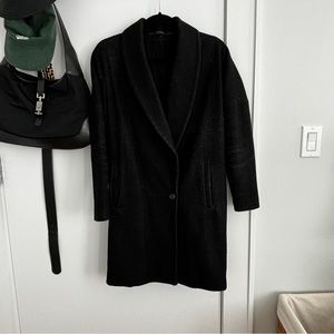All Saints Wool Plaid Coat size 2